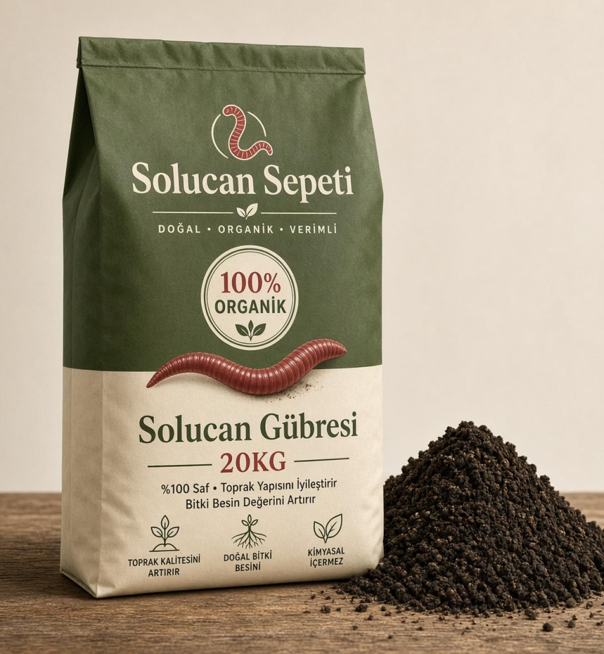 Solucan Gübresi 20KG | Solucan Sepeti