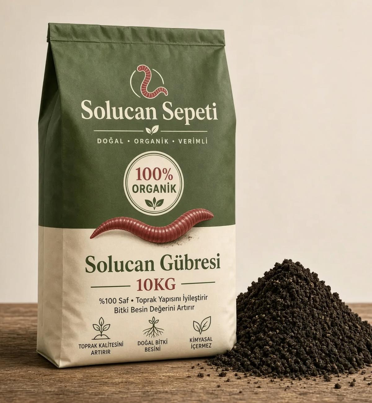 Solucan Gübresi 10KG | Solucan Sepeti