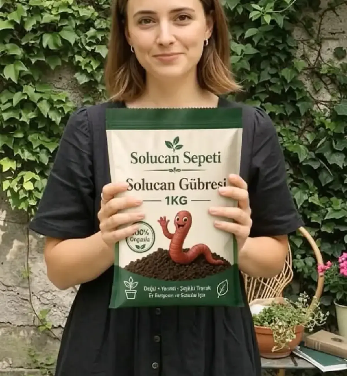 Solucan Gübresi 1KG - 2 | Solucan Sepeti