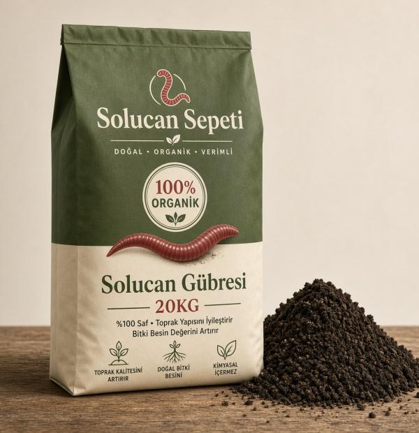 Solucan Gübresi 20KG | Solucan Sepeti
