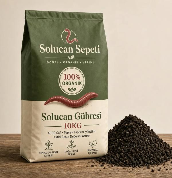 Solucan Gübresi 10KG | Solucan Sepeti