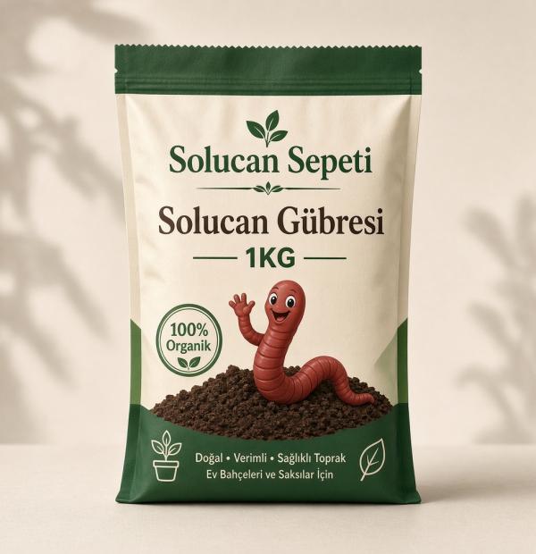 Solucan Gübresi 1KG | Solucan Sepeti